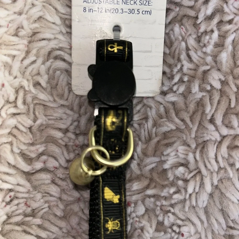 Whisker City Gold Egyptian Easy Release Adult OR Kitten Collar